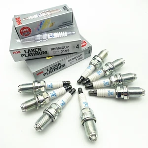 8x NGK Laser Platinum Zündkerze BKR6EQUP 3199 Für Audi A6 Mini R50 BMW E46 E39 - Bild 1 von 6