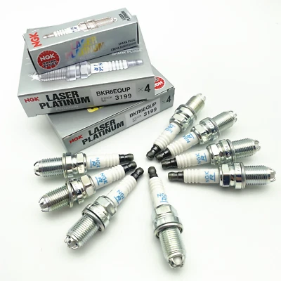8x NGK Laser Platinum Zündkerze BKR6EQUP 3199 Für Audi A6 Mini R50 BMW E46 E39 - Bild 1 von 4