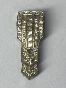 Antiguo prendedor de sombrero bufanda vestido Art Deco excelente - Imagen 1 de 3