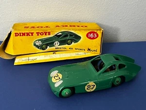 Vintage Dinky 1/43 diecast Meccano 163 Bristol 450 Green Race Car in box - Picture 1 of 15
