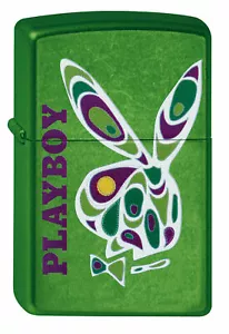 Zippo Playboy Meadow Green Bunny 2001965 Neu & OVP - Bild 1 von 2