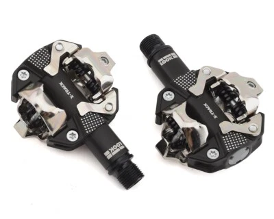 LOOK X-TRACK Dual Sided Clipless MTB Pedals 9/16" Chromoly Spindle Aluminum Gray - Image 1 of 4