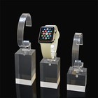 5pcs Clear Acrylic Watch Stand Display Holder Smart Watch Retail Support Shelf 
