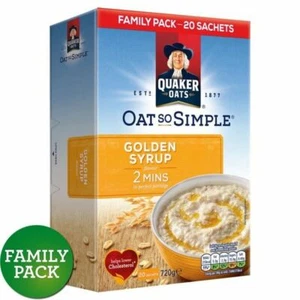 Quaker Oat So Simple Gold Syrup Sachets 20 x 36g - Picture 1 of 1