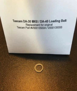 Tascam DA-30 MkII / DA-40 Dat Machine Loading Belt - Error 01 - DA-302 / DA-P1 - Picture 1 of 2