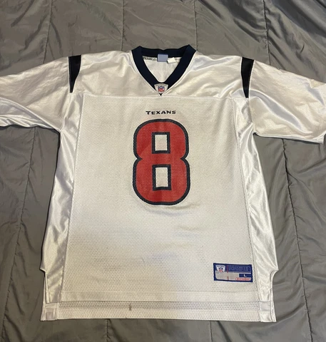 Vintage Houston Texans David Carr Reebok Jersey Large Cover