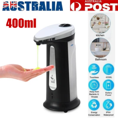 Automatic Touchless Hand Wash Infrared Sensor Soap Liquid Dispenser 400ml AU - image 1 of 4
