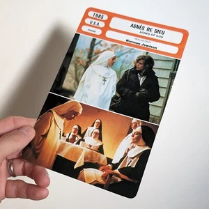 "AGNES of GOD" (1985) Very rare French film collector's card (Norman Jewison) - Picture 1 of 3