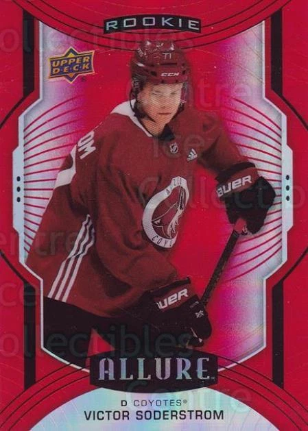 2020-21 Upper Deck Allure Red Rainbow #130 Victor Soderstrom - Image 1 of 1