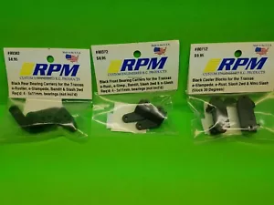 RPM Slash Rustler Stampede CUSCINETTI SUPPORTI BLOCCHI RUOTA 80382 80372 80712 - Foto 1 di 1