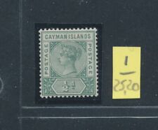 1900 CAYMAN ISLANDS, Stanley Gibbons #1 deep green - Queen Victoria - MNH**
