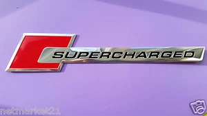 Schwarz oder Rot ASK Kompressor AU DI Metall Emblem Ablage Chrom Auto Aufkleber - Bild 1 von 13