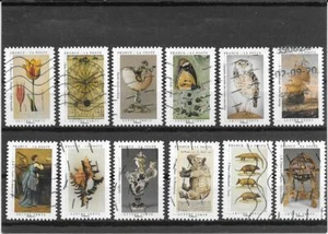 FRANCE 2020.CABINET DE CURIOSITES.SERIE COMPLETE DE 12 TIMBRES AUTOA OBLITERES - Imagen 1 de 1