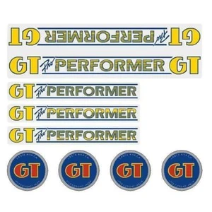 1984-85 GT BMX - Pro Performer Italics decal set - clear - Picture 1 of 1