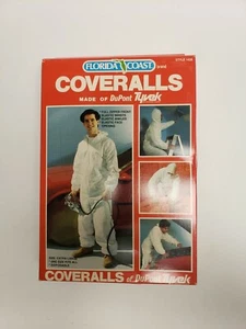 Floridacoast Coveralls Made With Dupont Tyvek.  Full Zipper Front, Painter, NEW - Picture 1 of 8