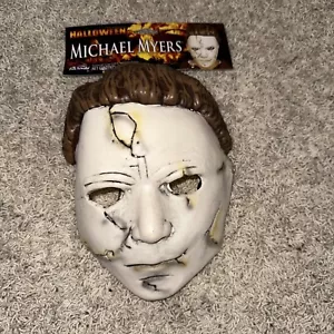 Halloween Michael Myers Face Mask by Fun World New - Picture 1 of 4