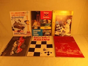 6 SPEEDWAY/SPRINT RACING PROGRAMS OSWEGO-DELAWARE- (list in description) - Picture 1 of 21