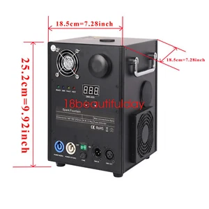 1 pcs 750W Cold Spark Firework Machine DJ Disco Stage Effect Machine Lighting - Picture 1 of 10
