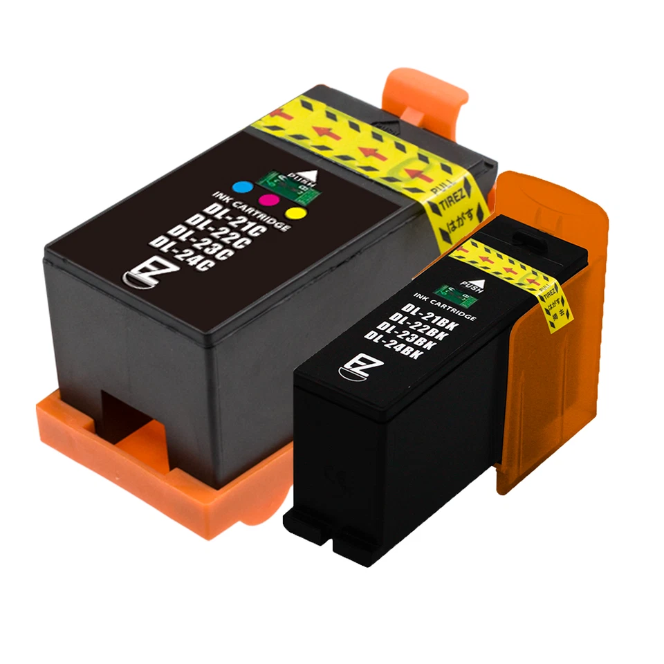 2PK Series 21/22/23 Ink Cartridges Black/Color for Dell V515w V313w V313 Printer - Image 1 of 1