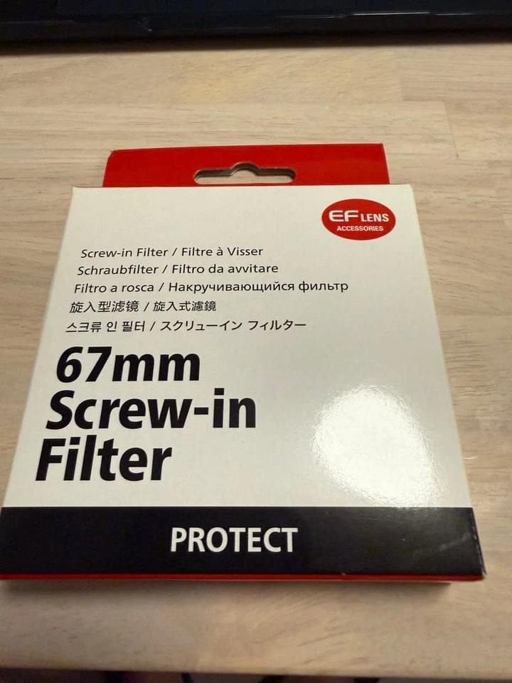 EF Lens 67mm DHG Super Lens Protector Filter, Screw-In, Used - Image 1 of 3