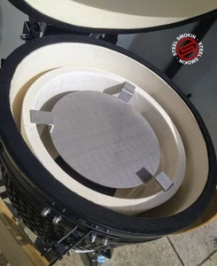 Deflettore di calore Aldi Latest 2025 Midi kamado set up ideale per fumo basso e lento🔥 - Foto 1 di 6