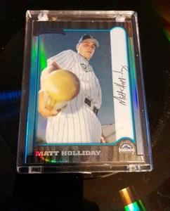 Bowman Chrome Refractor #400 1999 Matt Holliday radiocontrol novato - Imagen 1 de 2