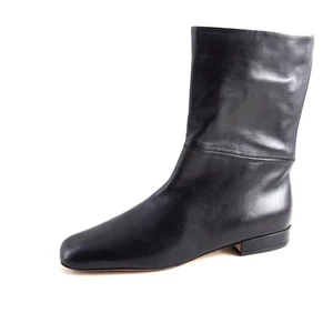 Celine Mid Calf Boots Phoebe Philo schwarz Leder quadratische Zehenpartie... - Bild 1 von 8