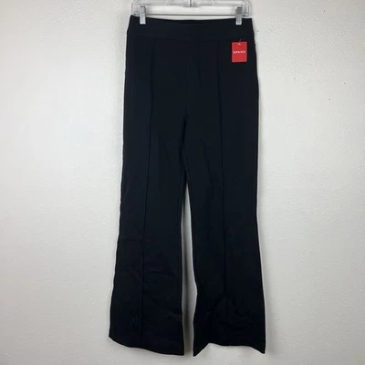Брюки Spanx Large Supersmooth Perfect Fit Ponte Micro Flare черные 4-сторонние эластичные - Изображение 1 из 4