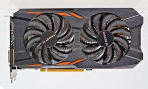 2GB GDDR5 Gigabyte GeForce GTX 1050 Windforce OC Graphics Card GV-N1050WF2OC-2GD - Picture 1 of 3