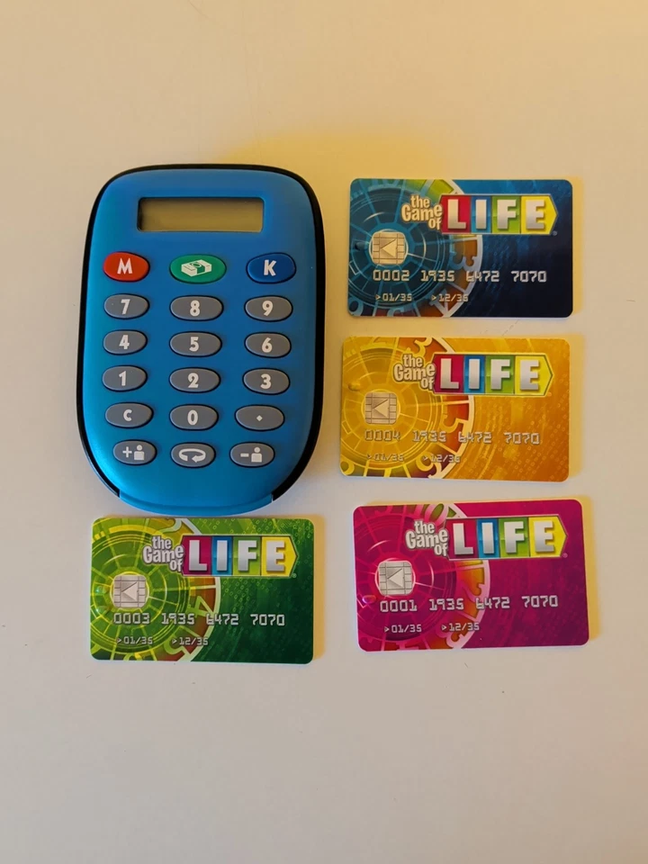 Game of Life Electronic Banking Unit Replacement Card Reader With 4 Cards Works - Image 1 of 1