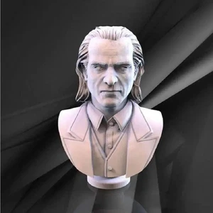 1/10 BUST 60mm 3D Print Superhero Model Kit Joker Unpainted - Picture 1 of 2