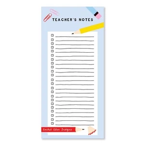 Rachel Ellen Teacher's Notes List Pad Novelty Stationery Gift Idea for Teachers - Picture 1 of 1