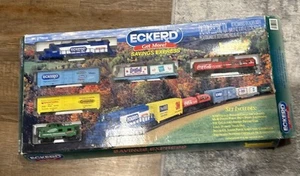 Eckerd Drugs Savings Express Locomotive & 5 Cars Complete Train Set HO Scale - Picture 1 of 10