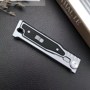 3.15" D2 Blade Folding Knife Pocket T6 Aluminium & G10 Handle Camping Tactical - Bild 1 von 17