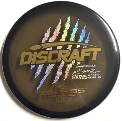 Discraft Zone SS 6x Garra Paul McBeth - 174g Escala Edición Limitada Nuevo Foto 1 de 4