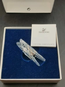 Clavija clásica Swarovski Crystal Memories con logotipo de cisne en caja y certificado - Imagen 1 de 7
