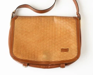 Borsa/borsa a tracolla Bocci in pelle marrone casual 9x12 aperta a scatto - Foto 1 di 7