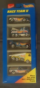 1996 Hot Wheels Race Team II 5 Car Gift Pack #17491 Vintage Neu  - Bild 1 von 2