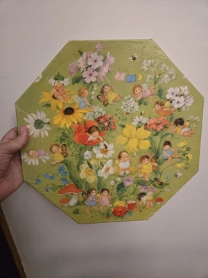 Vintage 1975 Springbok Hallmark Jigsaw Puzzle Flutterby Fancy Octagonal COMPLETE - Image 1 of 4