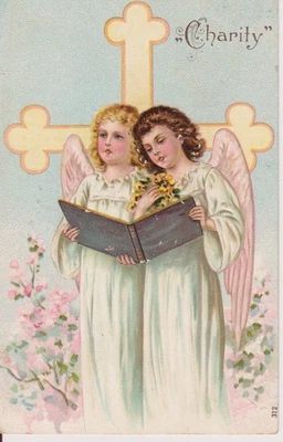 German Embossed Postcard - Charity - #312 - Posted 1908 - Image 1 of 2