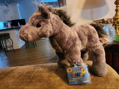 BEAUTIFUL Grey Arabian Plush Horse!  Ganz Webkinz  BRAND NEW Sealed Tag/Code - Image 1 of 4