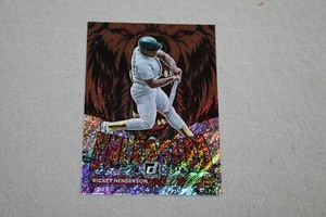 2022 Donruss Baseball Rickey Henderson Unleashed Card #UL-17 Rapture Parallel