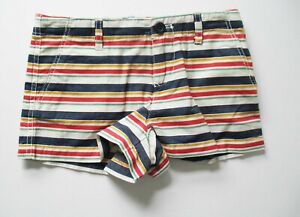 Polo Ralph Lauren Little Girls Striped Shorts White Multi Sz 4/4T - NWT