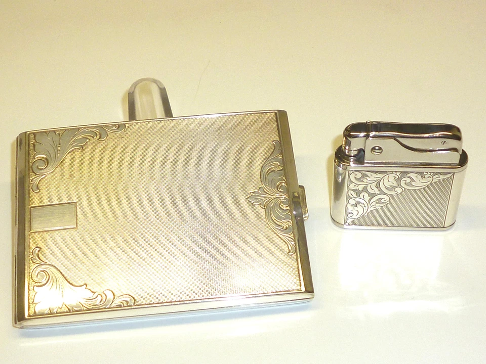 Solis più Leggero W.935 Argento Case & Alpacca Sigaretta (Georg&heinrich Böhme ) - Immagine 1 di 1