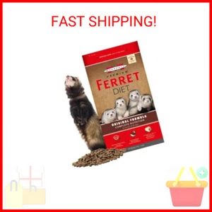 Marshall Pet Products Premium Ferret Diet Dry Food, 4 lbs – Balanced Nutrition f - Picture 1 of 2