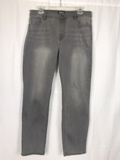 Buffalo by David Bitton Women's Jeans 14/34 Grey Pursuit Skinny Stretch Mid-Rise
