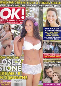 Ok Magazine Mel B Kate Middleton David Beckham Diet and Fitness Special 2012 - Picture 1 of 12