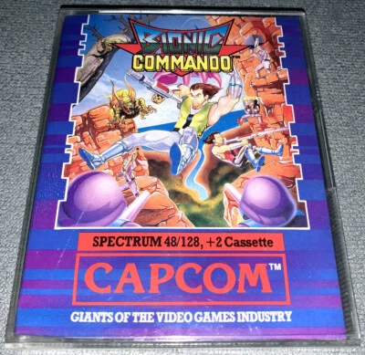 BIONIC COMMANDO - US GOLD - ZX Spectrum 48K / 128K Cassette - RARE Original - Image 1 of 4