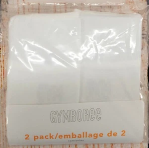 Girls 2 Pack White Camisoles XS (4) Gymboree NIP Cotton Blend - 241903988 - Picture 1 of 2