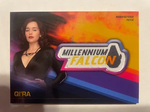 2018 Topps Solo A Star Wars Story Qi'ra Manufactured Patches Gold #3/10 SP ¡Lo último!! - Imagen 1 de 2